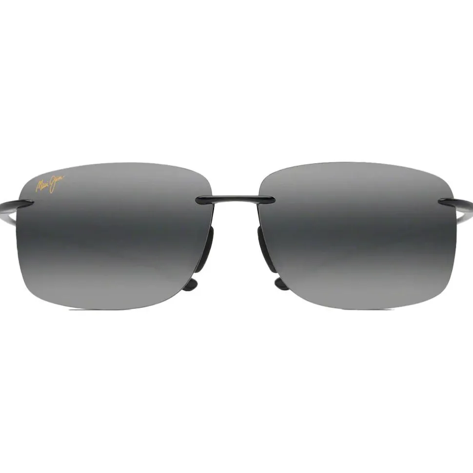 Lunettes de soleil Maui Jim Hema Noir Brillant Gris Neutre