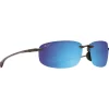 Lunettes de soleil Maui Jim Ho’okipa Reader 2,0 Gris Fumé Translucide Bleu Hawaï MauBrilliant