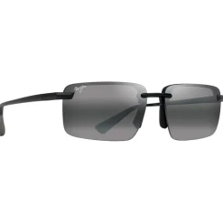 Lunettes de soleil Maui Jim Laulima Noir Mat Neutral Grey MauiPure