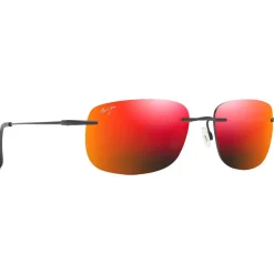 Lunettes de soleil Maui Jim Ohai Noir Mat Hawaii Lava MauiBrilliant