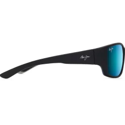 Lunettes de soleil Maui Jim Local Kine Soft Black Bleu Hawaï Minéral Superthin