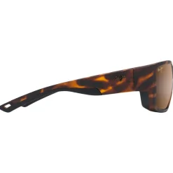 Lunettes de soleil Maui Jim Amberjack Tortue Mate Hcl Bronze Mineral Superthin