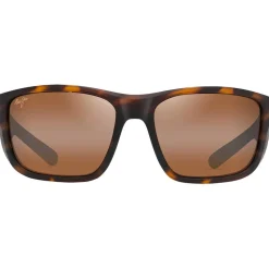 Lunettes de soleil Maui Jim Amberjack Tortue Mate Hcl Bronze Mineral Superthin