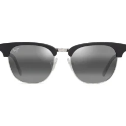 Lunettes de soleil Maui Jim Holomua Matte Black Neutral Grey Mineral Superthin