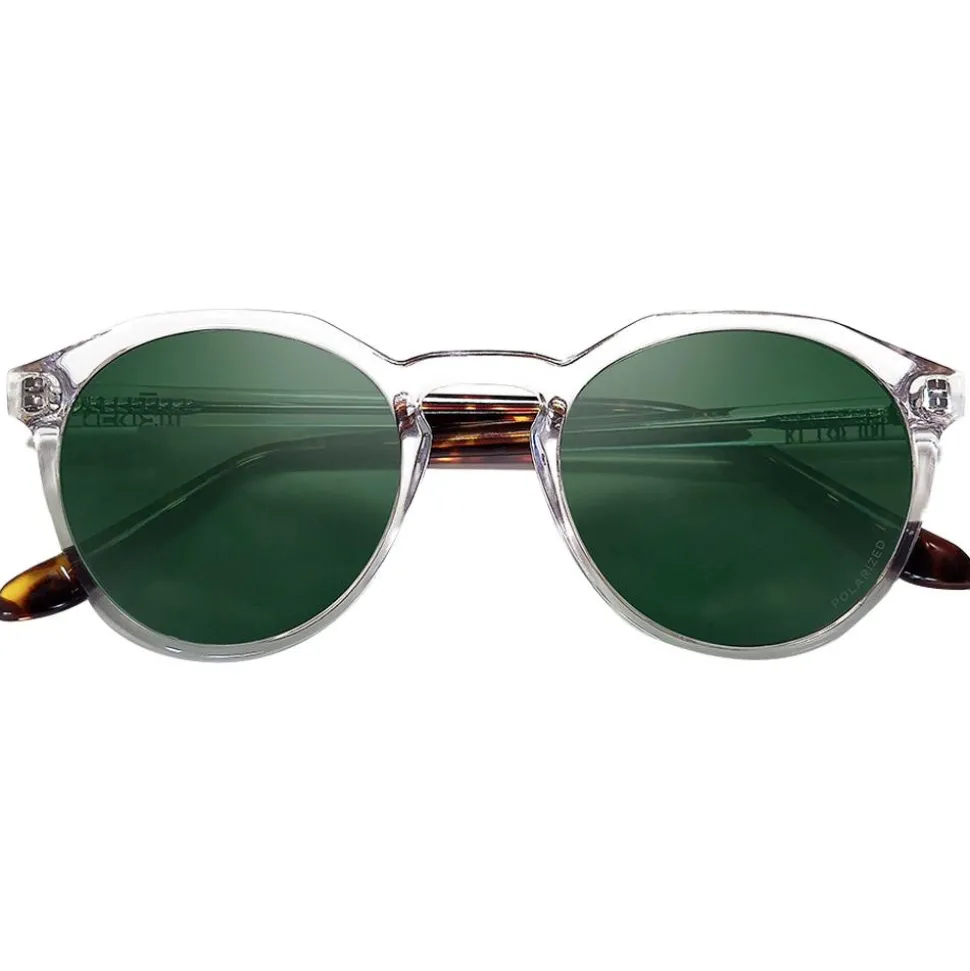 Lunettes de soleil Moken Vision Leon Crystal Tortoise Green Cat.3 Polarized