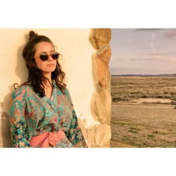 Lunettes de soleil Moken Vision Lyndon Mustard Blue Cat.3 Polarized