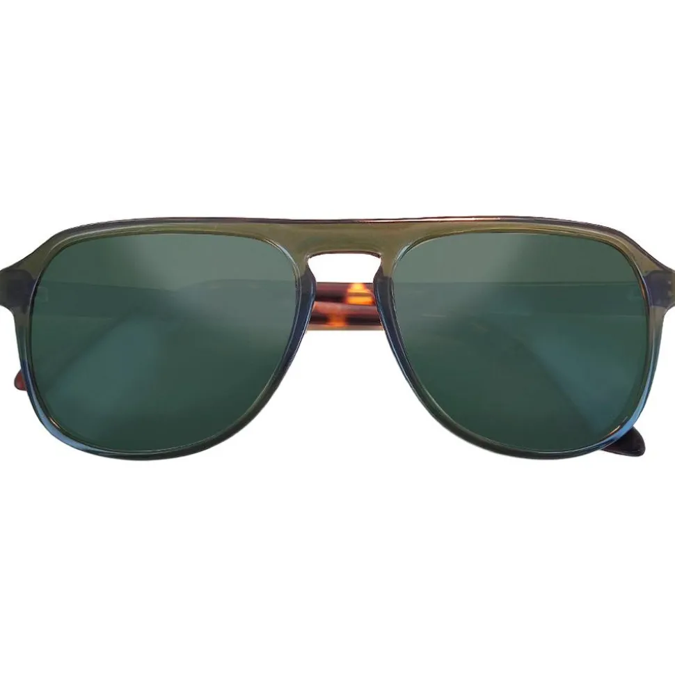 Lunettes de soleil Moken Vision Big Dude Olive Tortoise Green Polarized