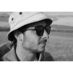 Lunettes de soleil Moken Vision Woody Green Wood Green Cat.3 Polarized