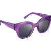 Lunettes de soleil Moken Vision Monroe Cristal Purple Grey Cat.3 Polarized