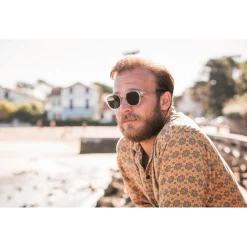 Lunettes de soleil Moken Vision Milton Cristal Tortoise Green Cat.3 Polarized