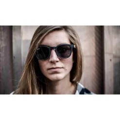 Lunettes de soleil Moken Vision Woody Black Wood Grey Cat 3 Polarized