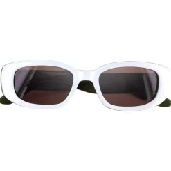Lunettes de soleil Moken Vision Luma White Kaki Cat.3 Polarized