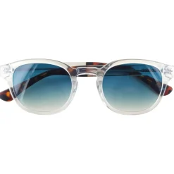 Lunettes de soleil Moken Vision Otis Crystal Tortoise Blue Gradient Lens