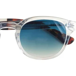 Lunettes de soleil Moken Vision Otis Crystal Tortoise Blue Gradient Lens