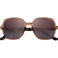 Lunettes de soleil Moken Vision Monique Sand Grey Brown Cat.3 Gradient Lens