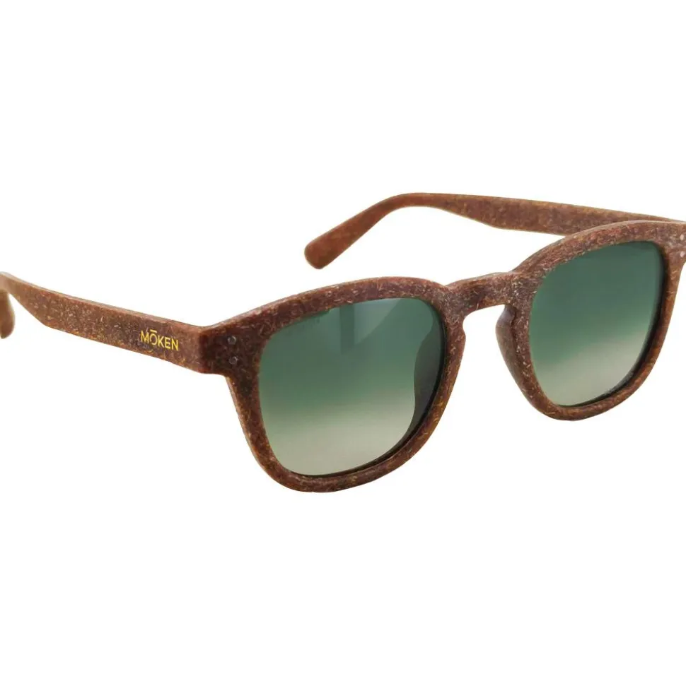 Lunettes de soleil Moken Vision Quincy Brown Green Cat.3 Polarized