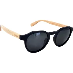 Lunettes de soleil Moken Vision Green Wood Black Wood Grey Polarized