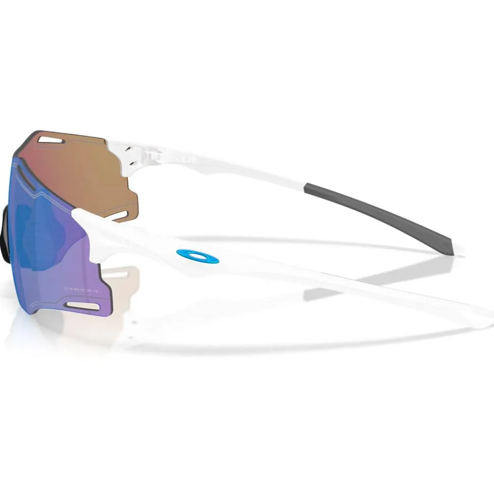 Lunettes de soleil Oakley Cybr Zero Polished White Prizm Sapphire
