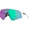 Lunettes de soleil Oakley Sutro Lite Sweep Matte White Prizm Road Jade