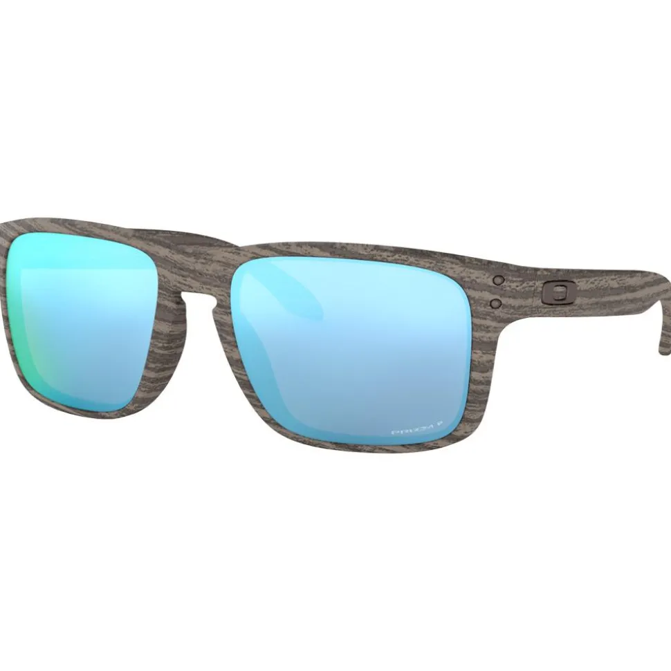 Lunettes de soleil Oakley Holbrook Woodgrain Prizm Deep Water Polarized