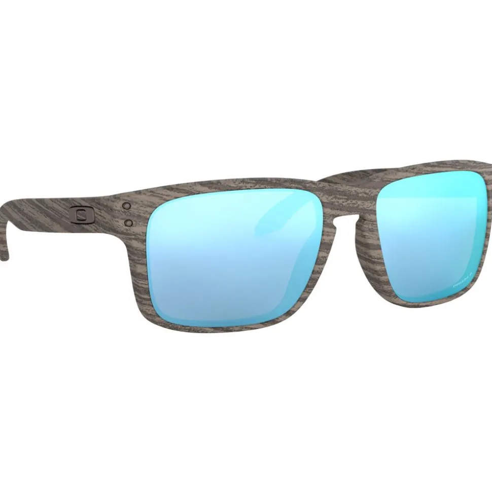 Lunettes de soleil Oakley Holbrook Woodgrain Prizm Deep Water Polarized