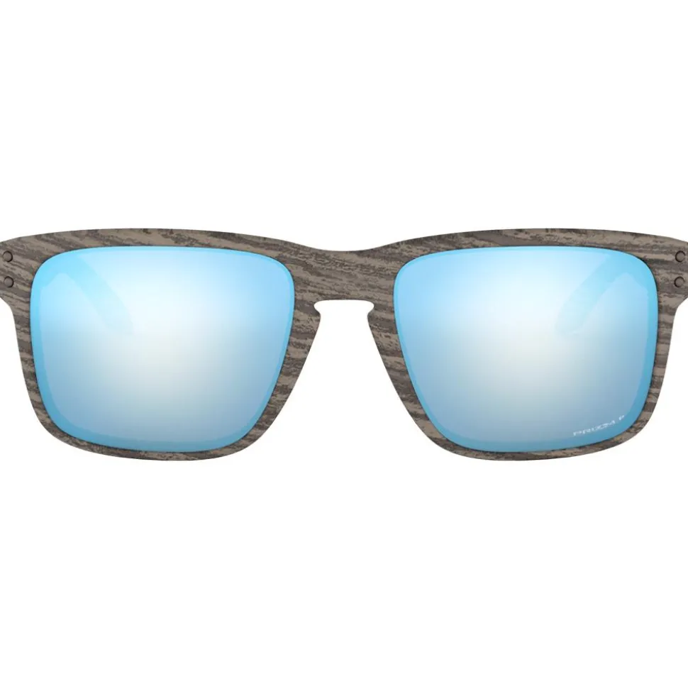 Lunettes de soleil Oakley Holbrook Woodgrain Prizm Deep Water Polarized