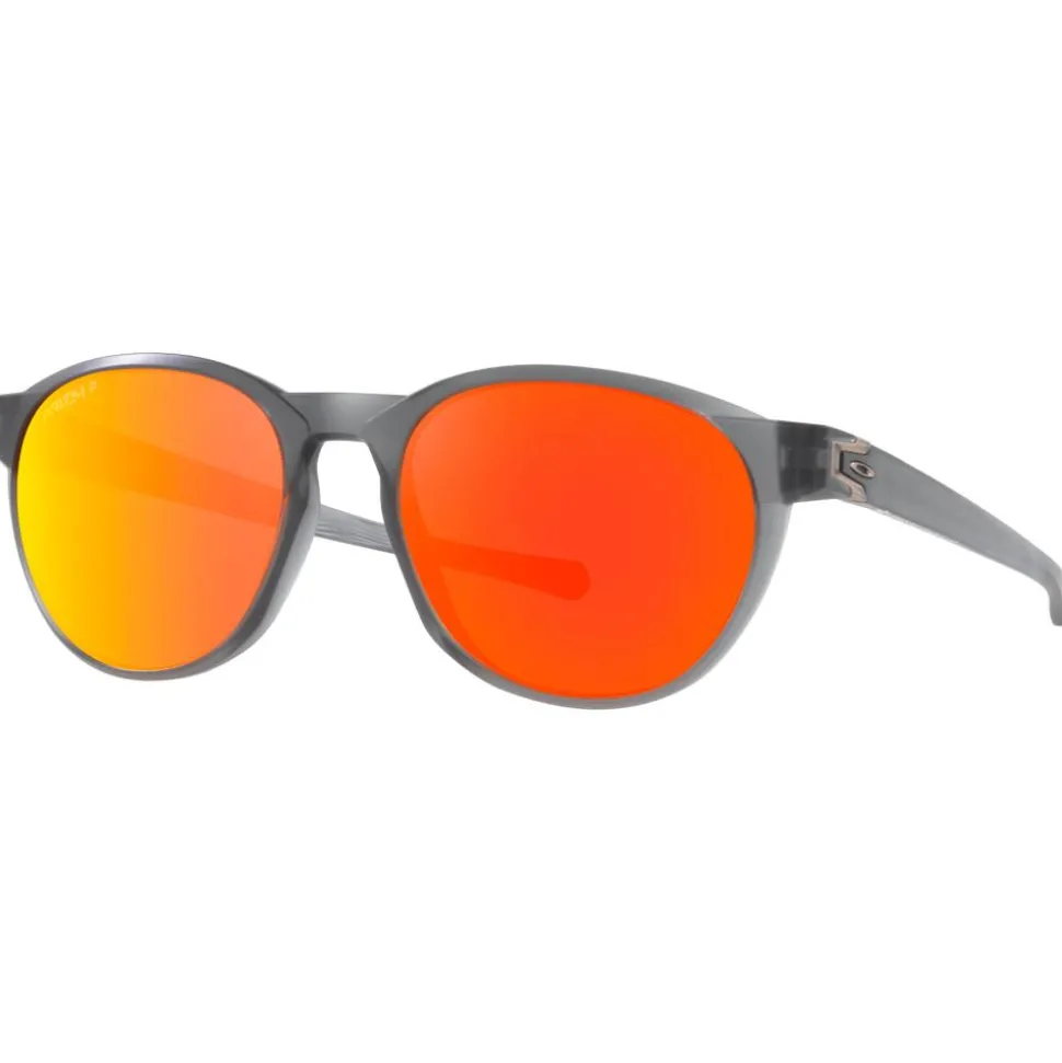Lunettes de soleil Oakley Reedmace Matte Grey Smoke Prizm Ruby Polarized