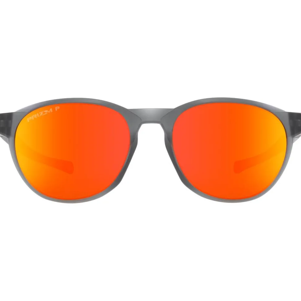 Lunettes de soleil Oakley Reedmace Matte Grey Smoke Prizm Ruby Polarized
