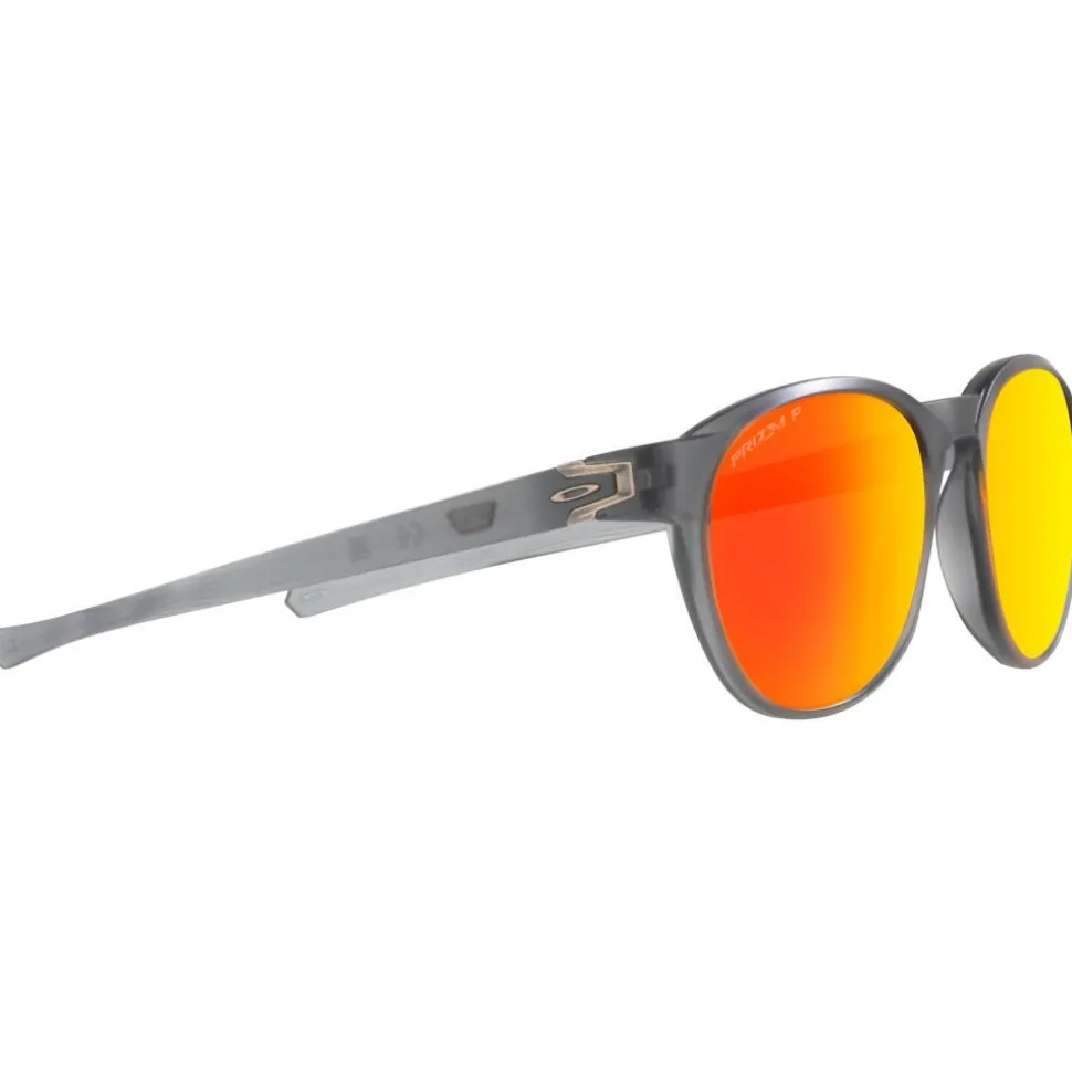 Lunettes de soleil Oakley Reedmace Matte Grey Smoke Prizm Ruby Polarized