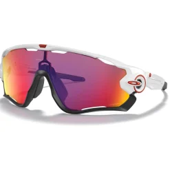Lunettes de soleil Oakley Jawbreaker Polished White Prizm Road