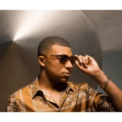 Lunettes de soleil Oakley HSTN Kylian Mbappé Signature Series Sark Amber Light Curry Prizm Tungsten