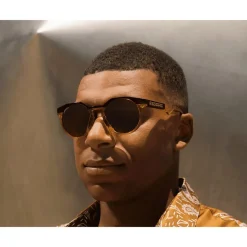 Lunettes de soleil Oakley HSTN Kylian Mbappé Signature Series Sark Amber Light Curry Prizm Tungsten