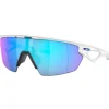Lunettes de soleil Oakley Sphaera Matte White Prizm Sapphire Polarized