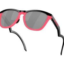 Lunettes de soleil Oakley Frogskins Matte Black Neon Pink Prizm Black