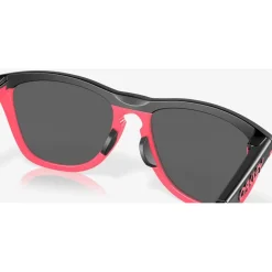 Lunettes de soleil Oakley Frogskins Matte Black Neon Pink Prizm Black