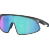 Lunettes de soleil Oakley Rslv Matte Grey Smoke Prizm Sapphire