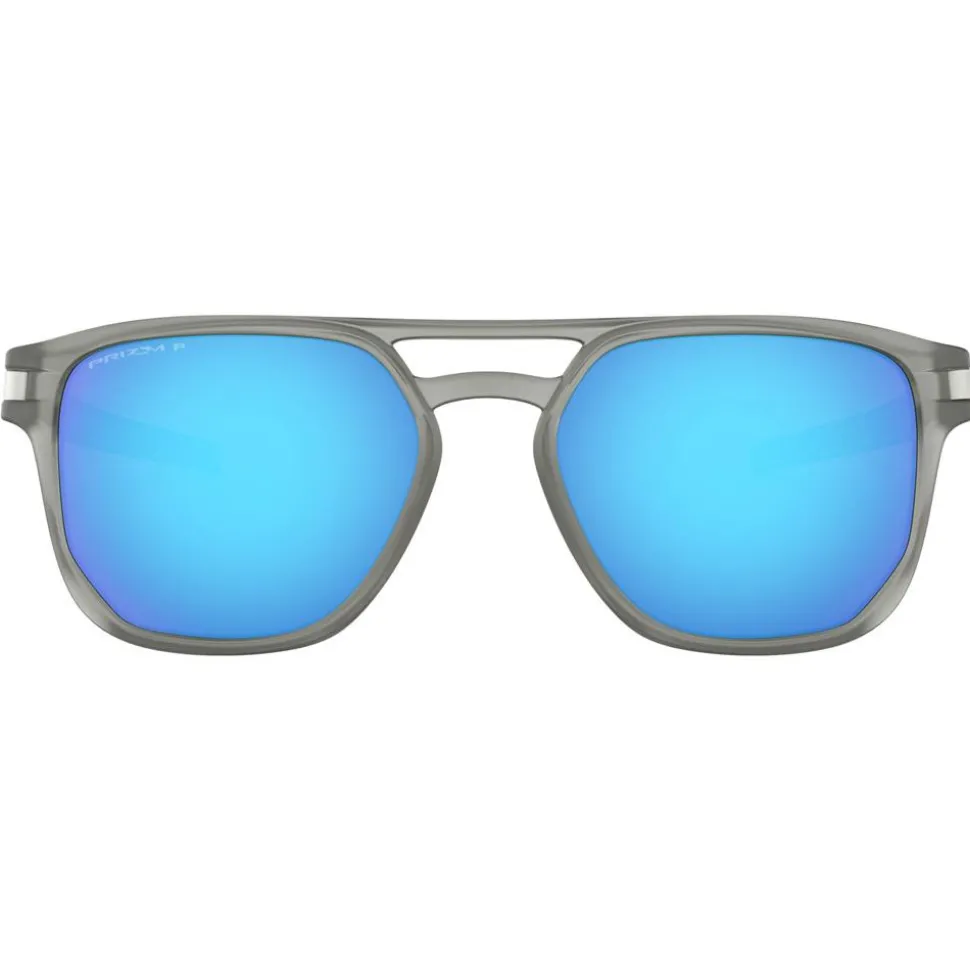 Lunettes de soleil Oakley Latch Beta Matte Grey Ink Prizm Sapphire Polarized