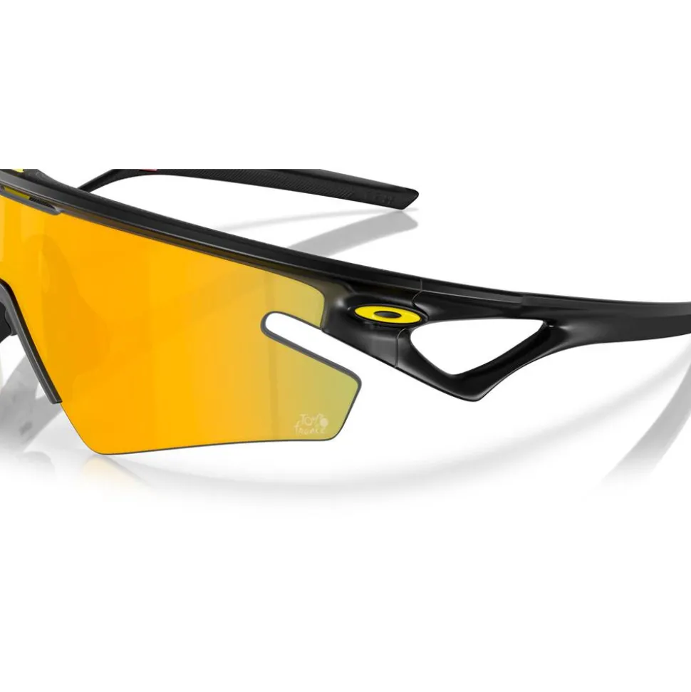 Lunettes de soleil Oakley Sphaera Slash Tdf Matte Black Ink Prizm 24k Polarized
