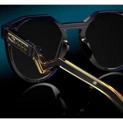 Lunettes de soleil Oakley Hstn Kylian Mbappé Signature Series HSTN Prizm 24K polarized Navy Transparent Blue