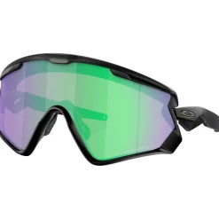 Lunettes de soleil Oakley Wind Jacket 2.0 Matte Black Prizm Road Jade