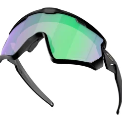 Lunettes de soleil Oakley Wind Jacket 2.0 Matte Black Prizm Road Jade