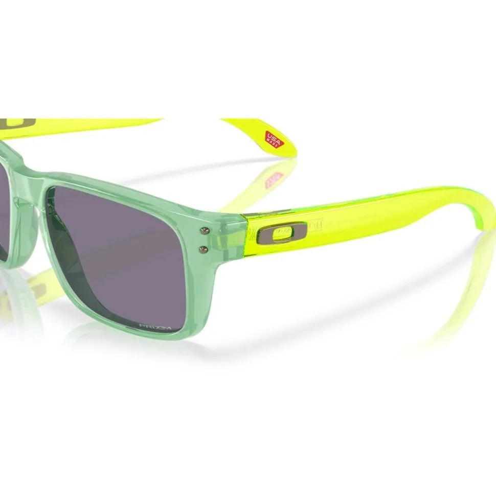 Lunettes de soleil Oakley Holbrook Xxs Transparent Jade Prizm Grey