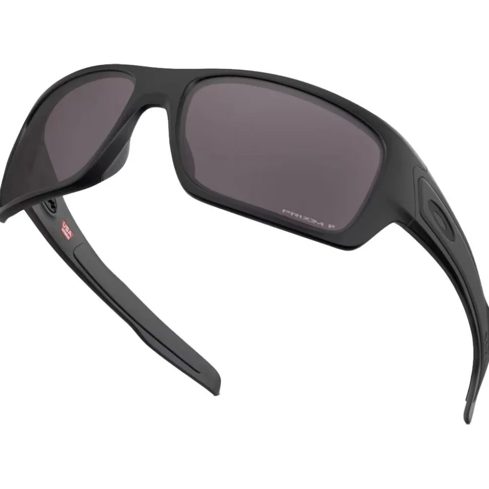 Lunettes de soleil Oakley Turbine Matte Black Prizm Grey Polarized