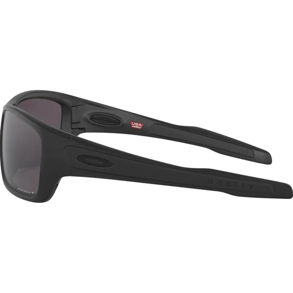 Lunettes de soleil Oakley Turbine Matte Black Prizm Grey Polarized