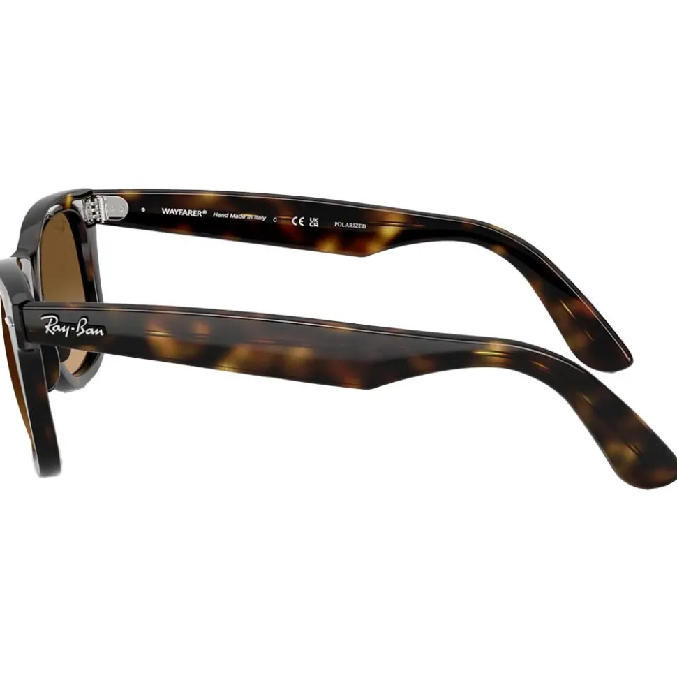 Lunettes de soleil Ray Ban RB4340 Wayfarer Ease Polished Havana Gradient Brown Polar