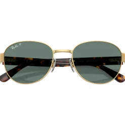 Lunettes de soleil Ray Ban RB3766CH Polished Gold Chromance Grey Polar