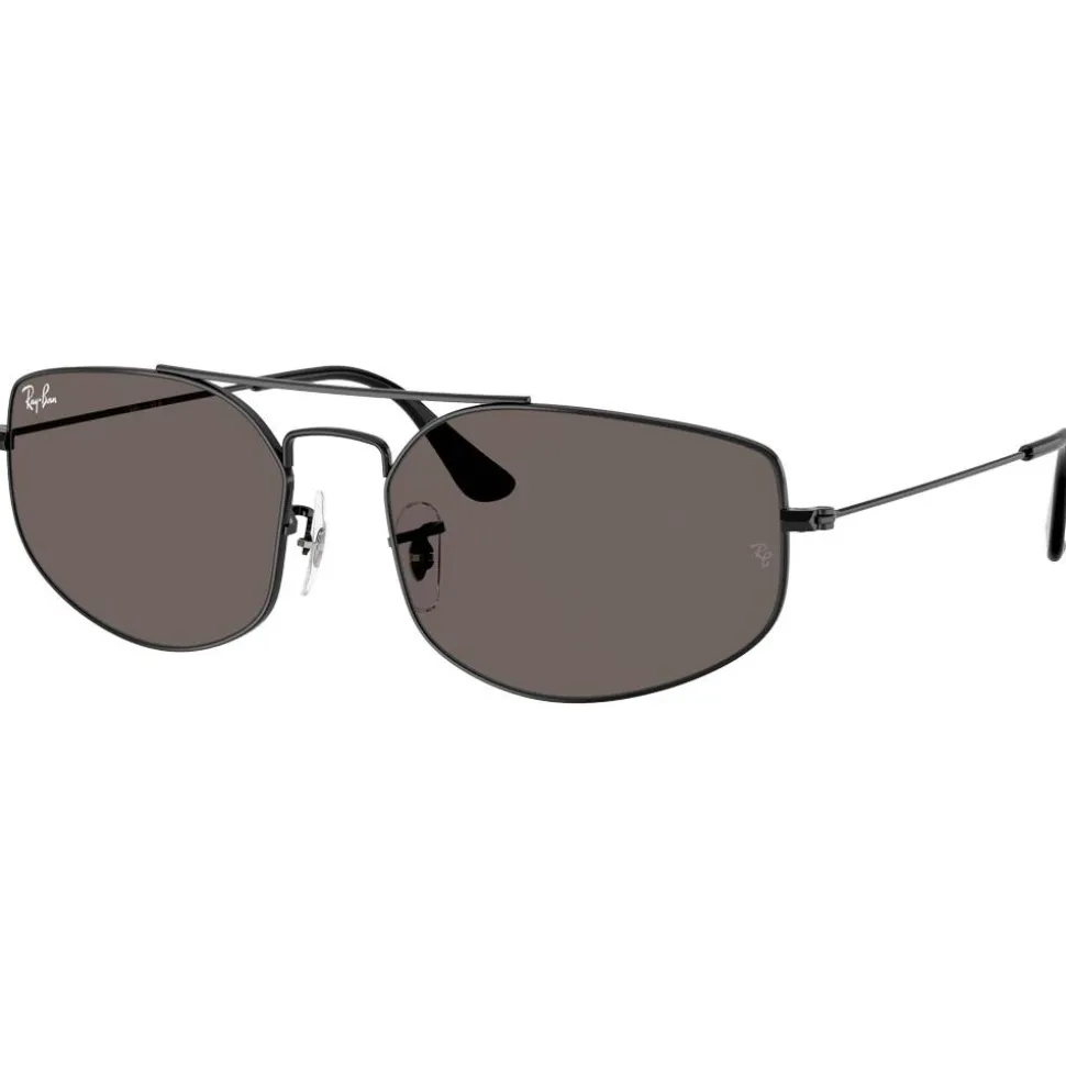 Lunettes de soleil Ray Ban RB3845 Explorer V Polished Black Dark Grey