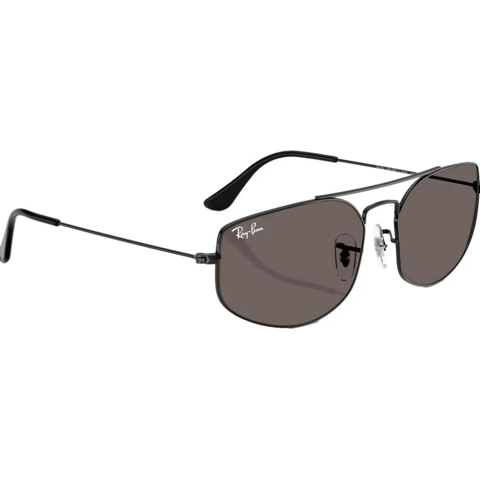 Lunettes de soleil Ray Ban RB3845 Explorer V Polished Black Dark Grey