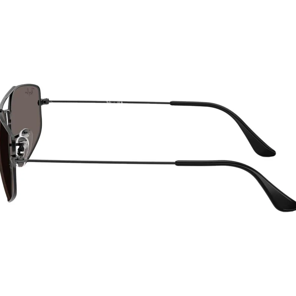 Lunettes de soleil Ray Ban RB3845 Explorer V Polished Black Dark Grey