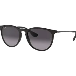 Lunettes de soleil Ray Ban RB4171 Erika Classic Matte Rubber Black Gradient Grey